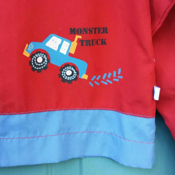 Healthtex Boys Monster Truck Lightweight Jacket 7 - Picture 6 of 10